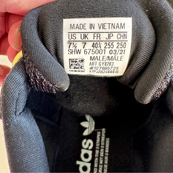 ADIDAS ZX 2K BOOST 2.0 BLACK MULTI GRADIENT SNEAKERS RUNNING ATHLETIC SHOE Sz9 - Picture 7 of 14